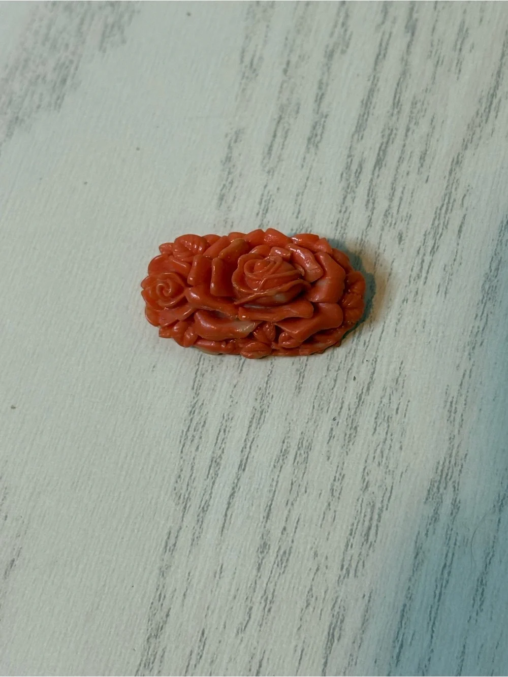 Faux coral elegant hand